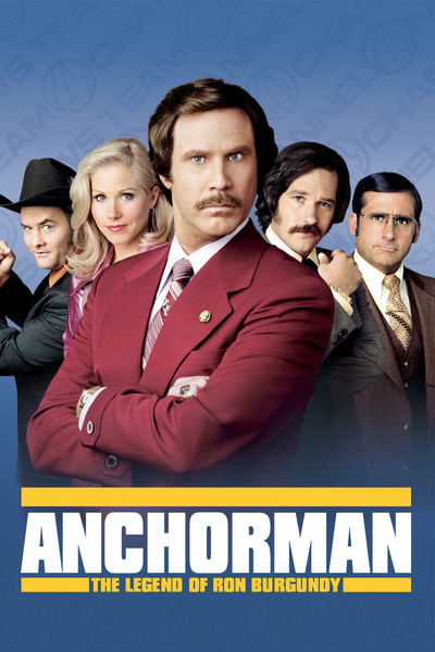 Anchorman: The Legend of Ron Burgundy movie poster