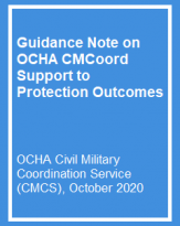 Guidance Note on OCHA CMCoord Support to Protection Outcomes